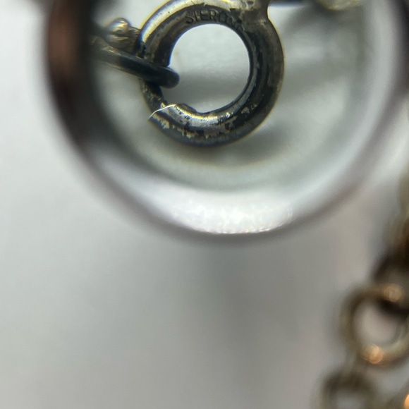 90 grams Vintage sterling silver thick rope chain long necklace & bracelet set - Picture 11 of 16